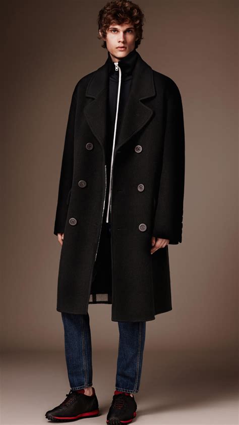 burberry double breasted cashmere coat|burberry cashmere coat men's.